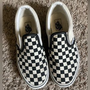 Kids classic checkered slip on Vans